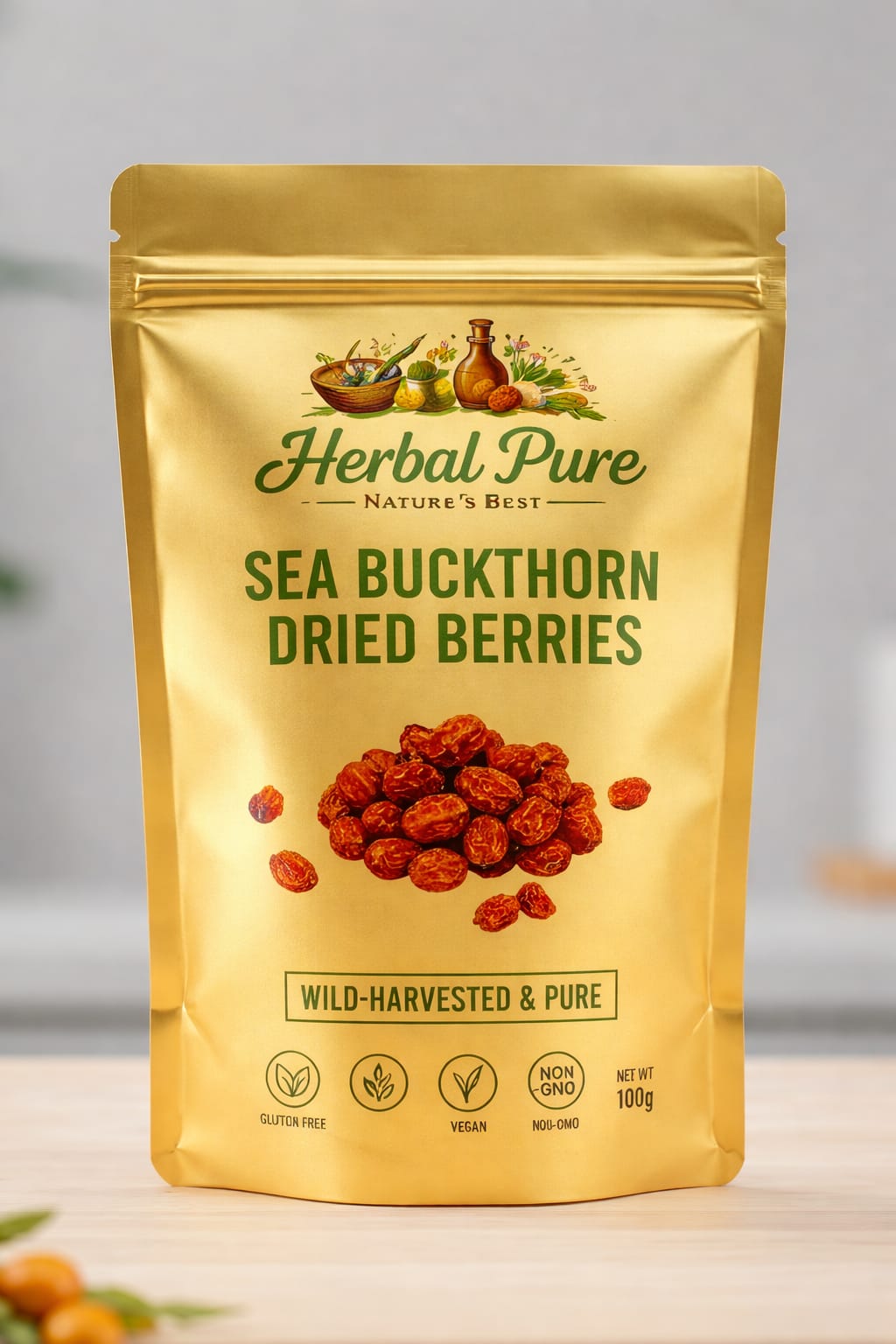 Sea Buckthorn Dry Barriers 100% Pure organic